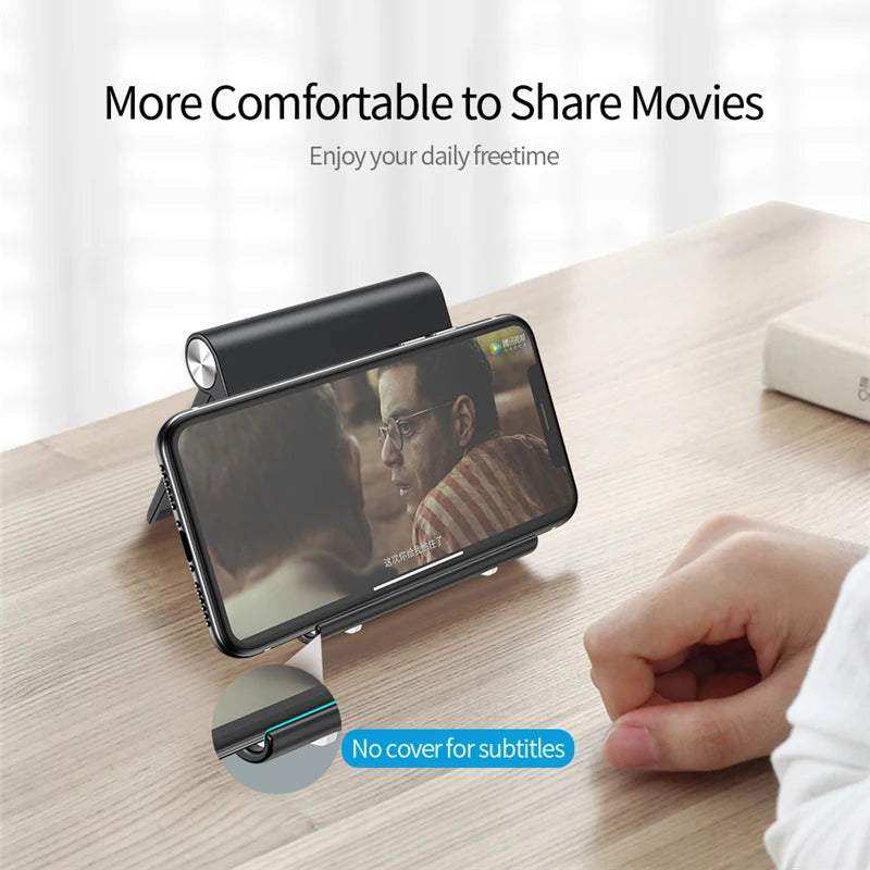 Adjustable Desk Stand for Phones & Tablets — Multi-Color