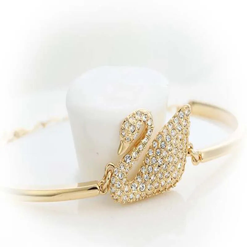 Zircon Charm Bracelet | Gold & Rose Gold