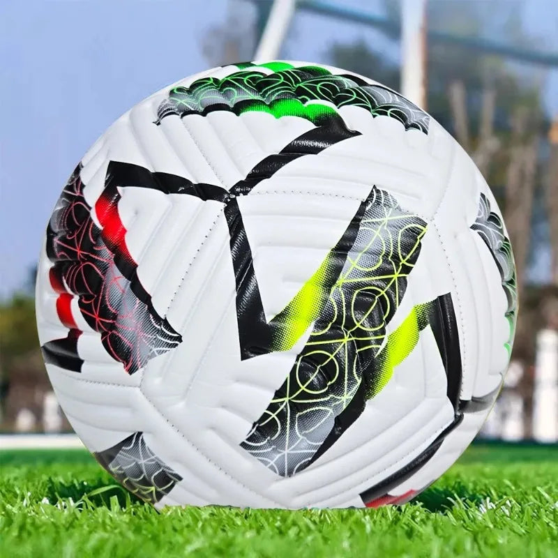 Official Size 5 Soccer Ball -- Match & Training | Durable PU Leather