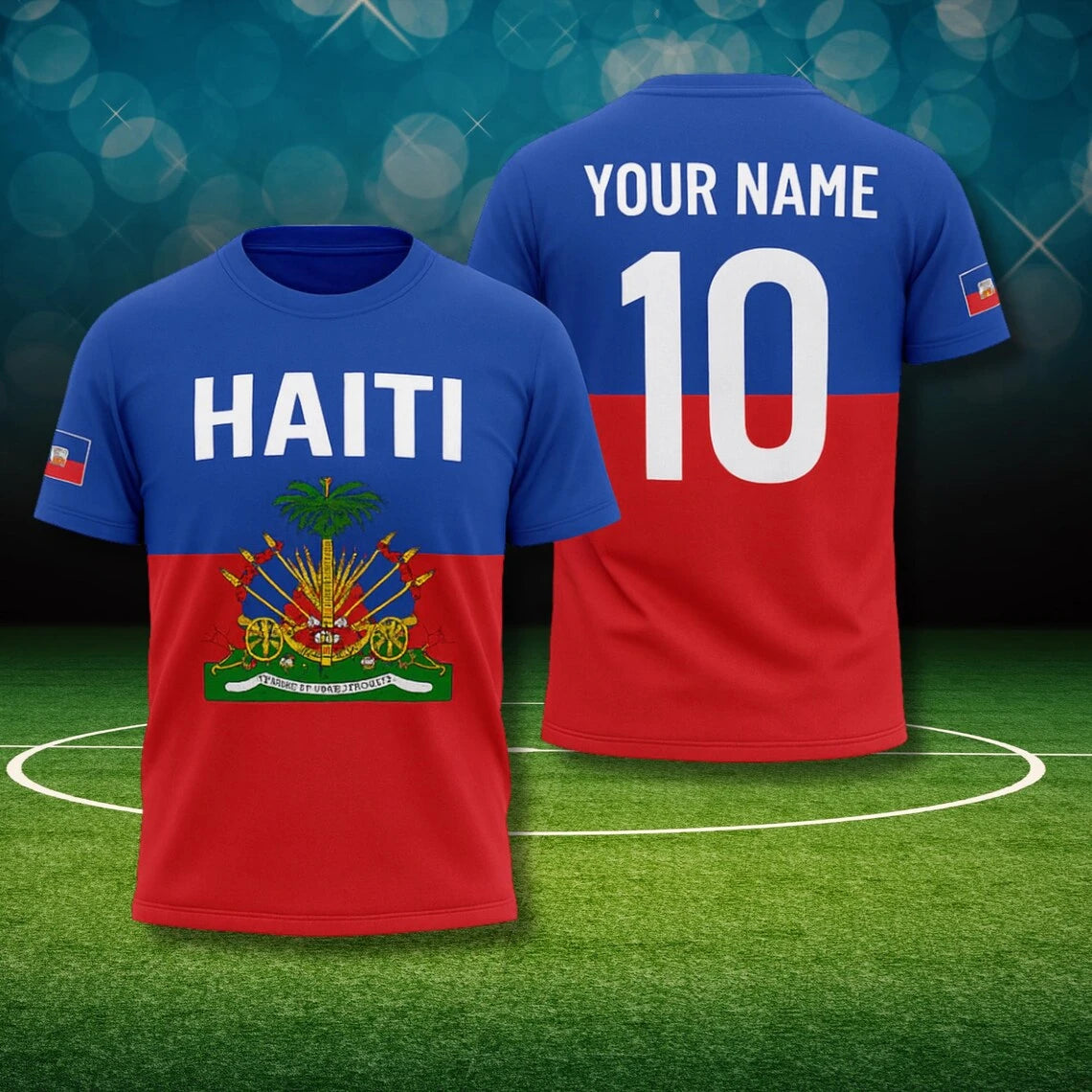 Haiti Football Fan Jersey -- Streetwear Edition | Unisex Tee