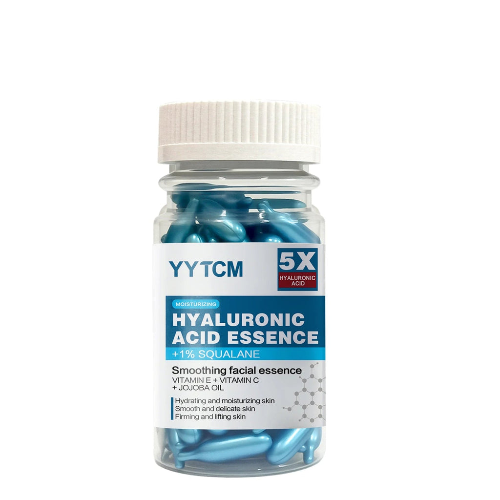 Hyaluronic Acid Deep Moisturizing Serum Capsules | Hydrating & Brightening Skin Essence