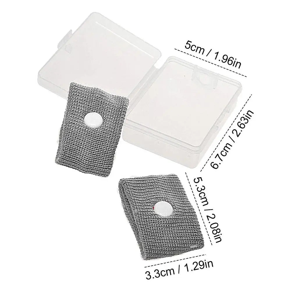 Anti-Nausea Acupressure Wristbands — 2 Pack, Motion Sickness Relief for Travel, Car, Boat & Pregnancy