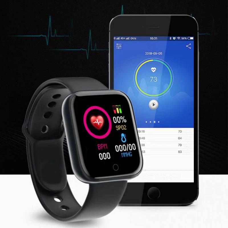 Smart Watch with Color Screen - Fitness Tracker with Heart Rate, Sleep Monitor, Step Counter and Bluetooth for Men and Women