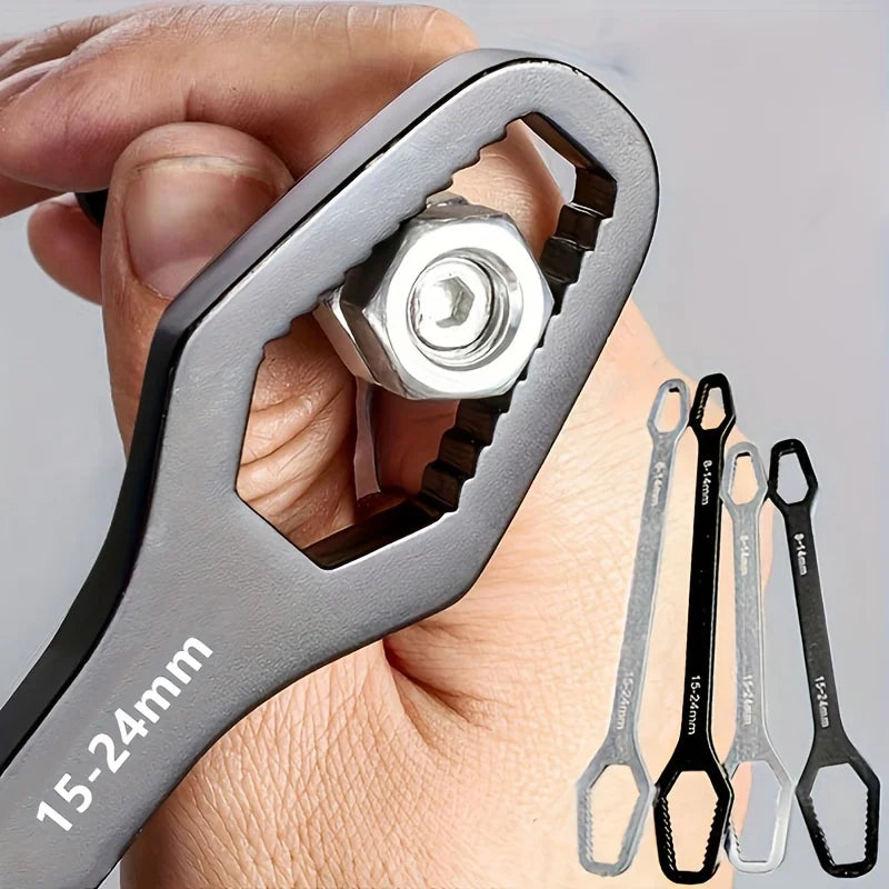 Universal Self-Tightening Ratchet Wrench (3-17mm / 0.12-0.67in)