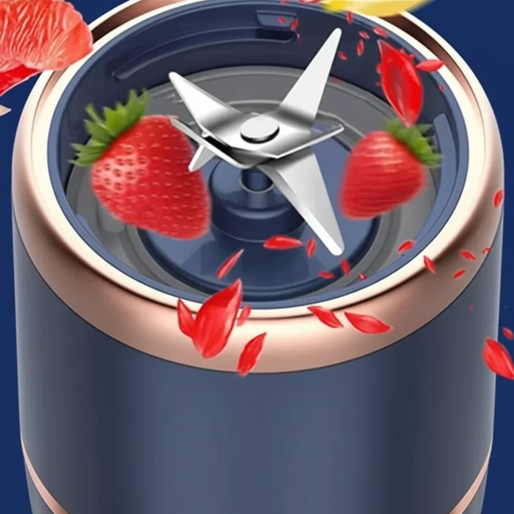 400ml Portable USB Blender - Mini Travel Juicer for Smoothies, Shakes and Fresh Juice - Rechargeable