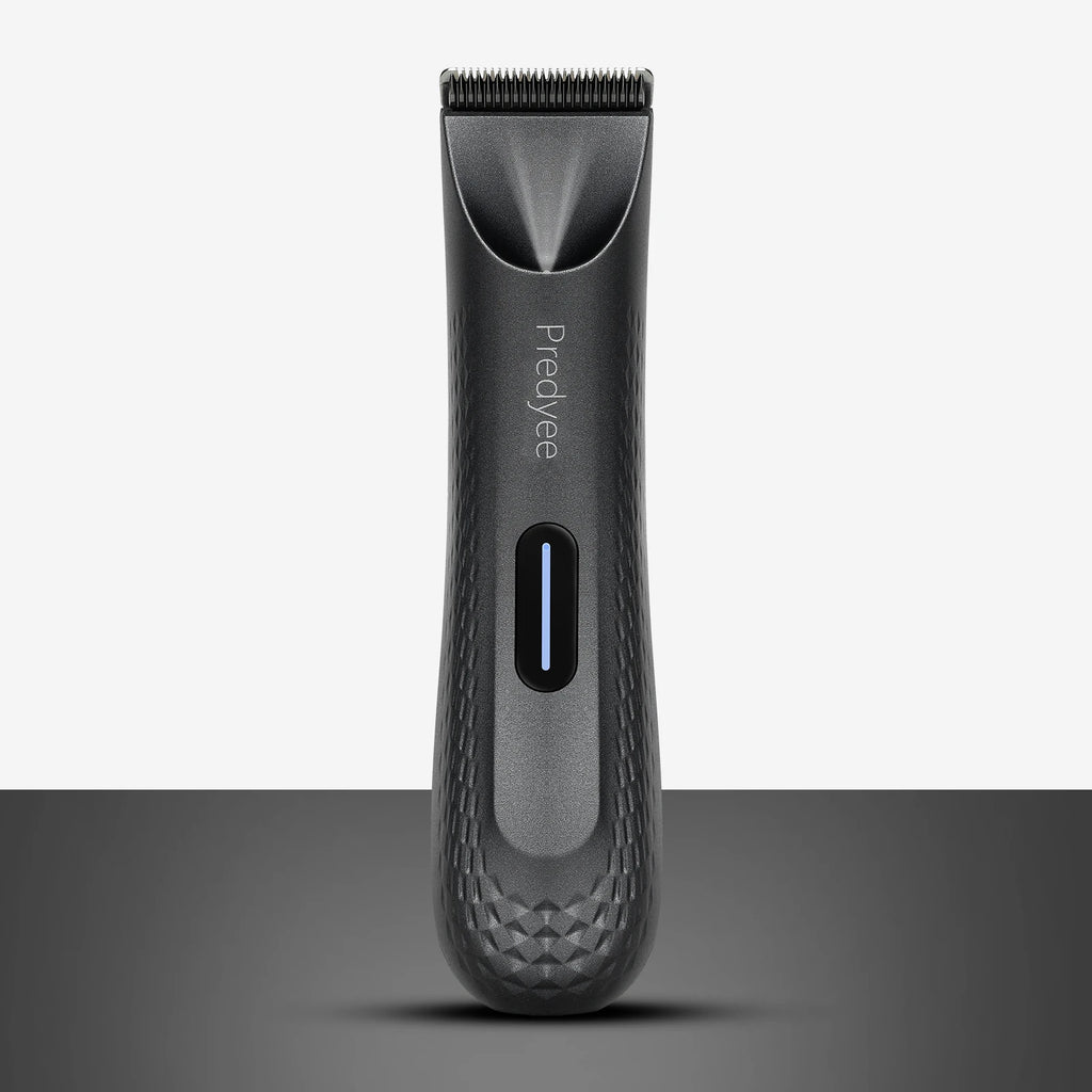 Waterproof Body & Groin Hair Trimmer with Ceramic Blade (IPX7, Rechargeable)