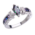 Crystal Quartz Ionic Therapy Ring for Women | Lymphatic Drainage & Wellness Jewelry