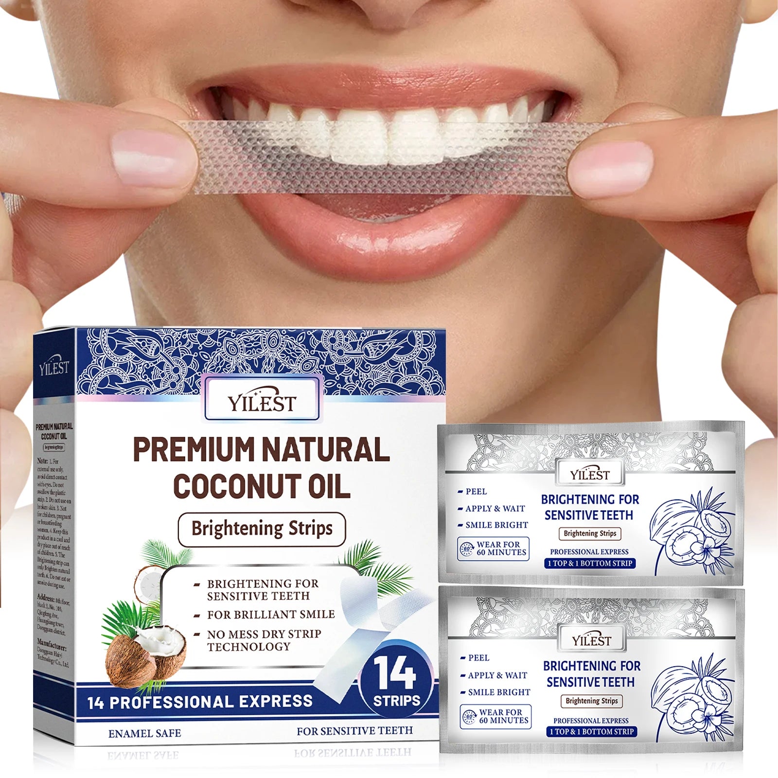 Say Goodbye to Stains with Mint Whitening Strips