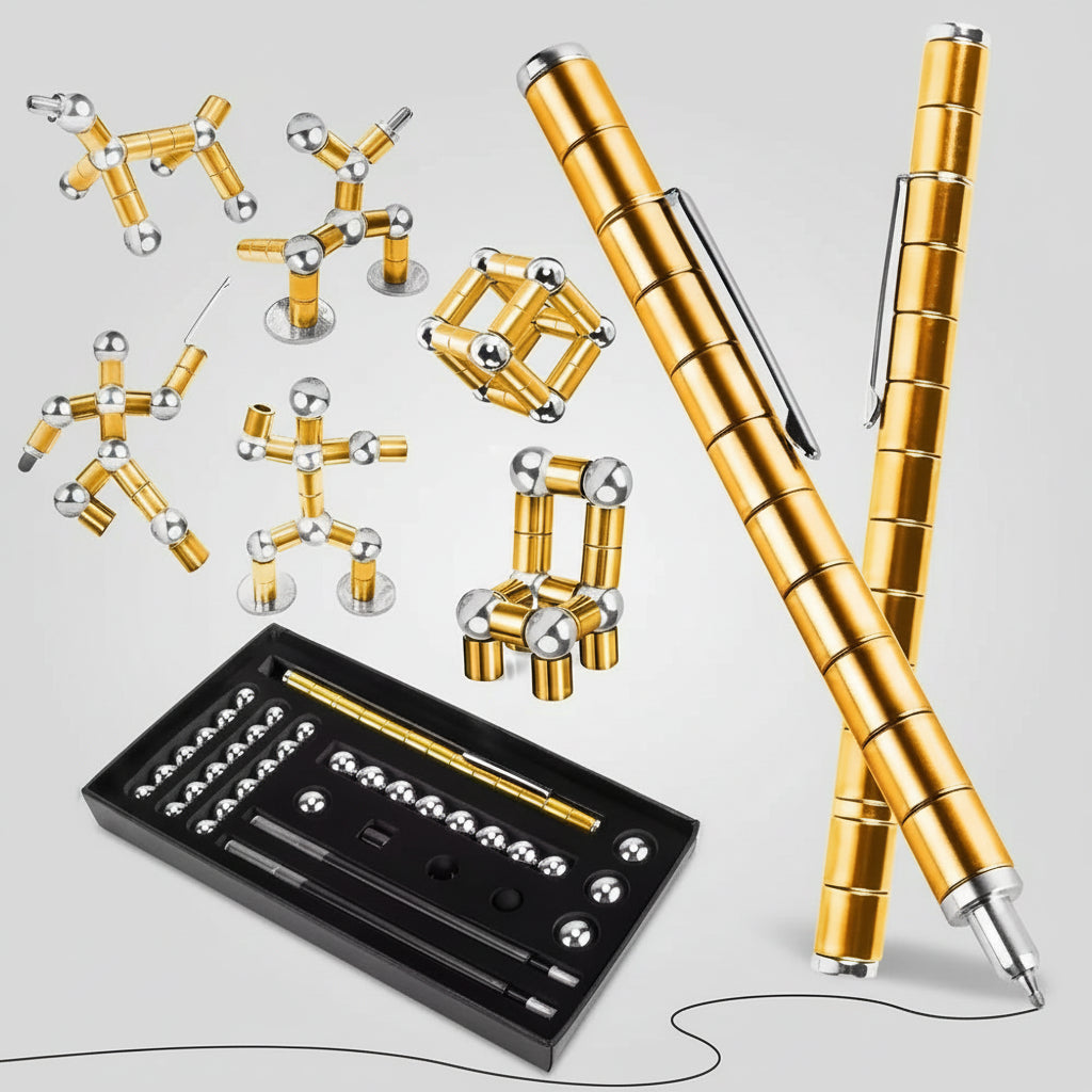 Decompression magnetic pen, fidgeting magnetic pen, multifunctional novel pen for relieving fidgety pressure, a gift for friends