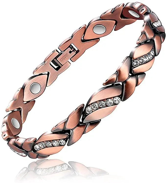 Copper Magnetic Therapy Bracelet | Bio-Energy Pain Relief & Wellness Bangle