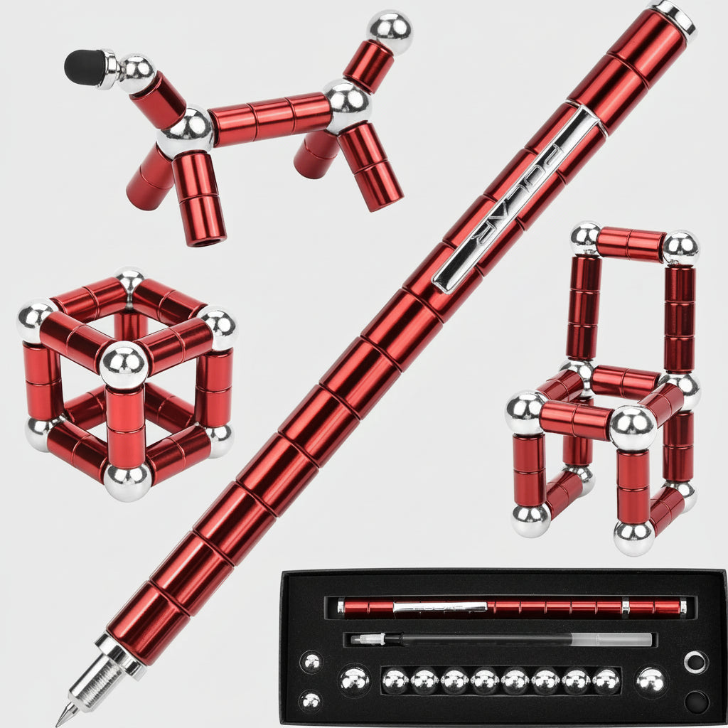 Decompression magnetic pen, fidgeting magnetic pen, multifunctional novel pen for relieving fidgety pressure, a gift for friends