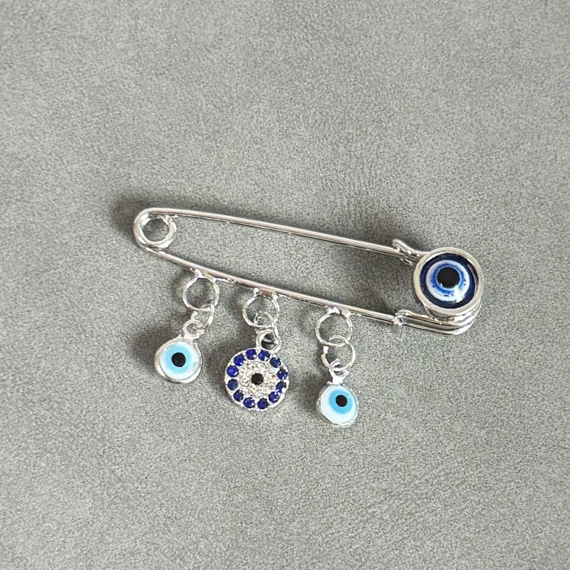 Evil Eye Lucky Palm Brooch -- Hollow Design Scarf Buckle | Women's Muslim Brooch Pin