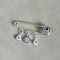 Evil Eye Lucky Palm Brooch -- Hollow Design Scarf Buckle | Women's Muslim Brooch Pin