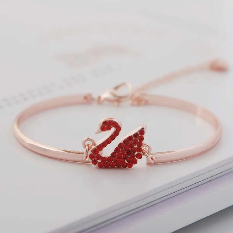 Zircon Charm Bracelet | Gold & Rose Gold