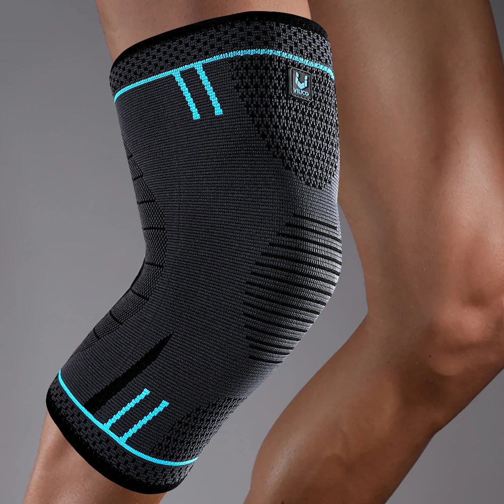 Compression Knee Sleeve -- Breathable Anti-Slip Support for Sports & Active Wear