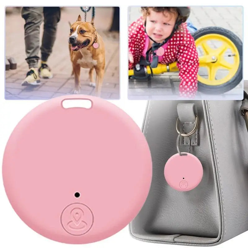 Bluetooth Key Finder & Smart Tracker | Mini GPS Locator Keychain for Keys, Wallet, Pets & Bags — 1.5 x 1.5 x 0.28 in (38 x 38 x 7mm)