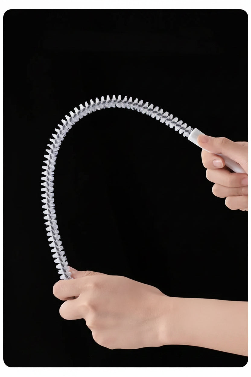 Flexible Drain Cleaning Brush for Sink, Shower & Kitchen Pipes (45cm/17.7in)