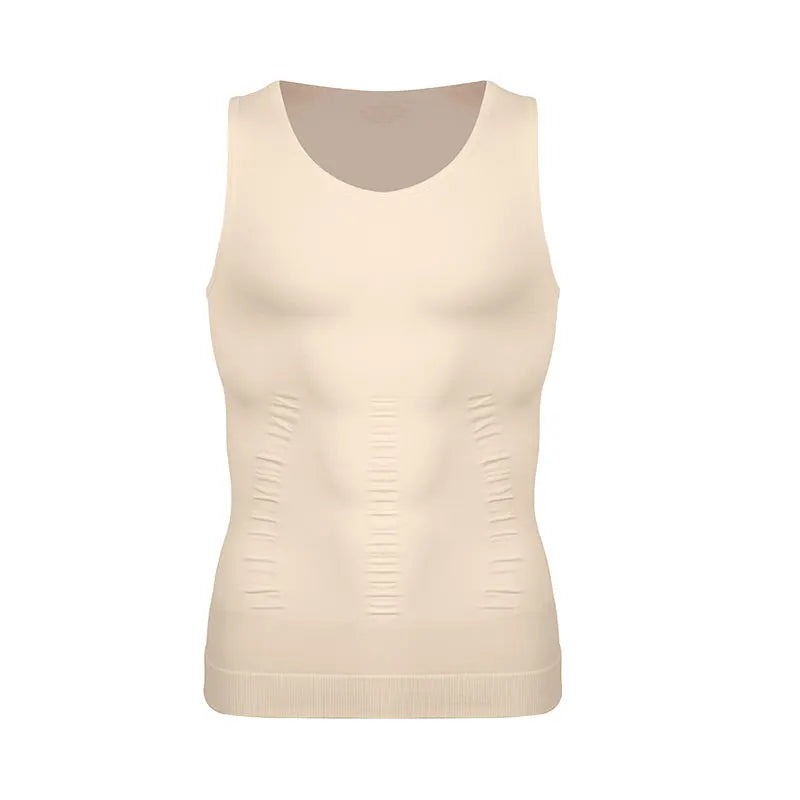 Men's Compression Vest -- Sleeveless Shapewear Tank Top for Gym & Daily Wear