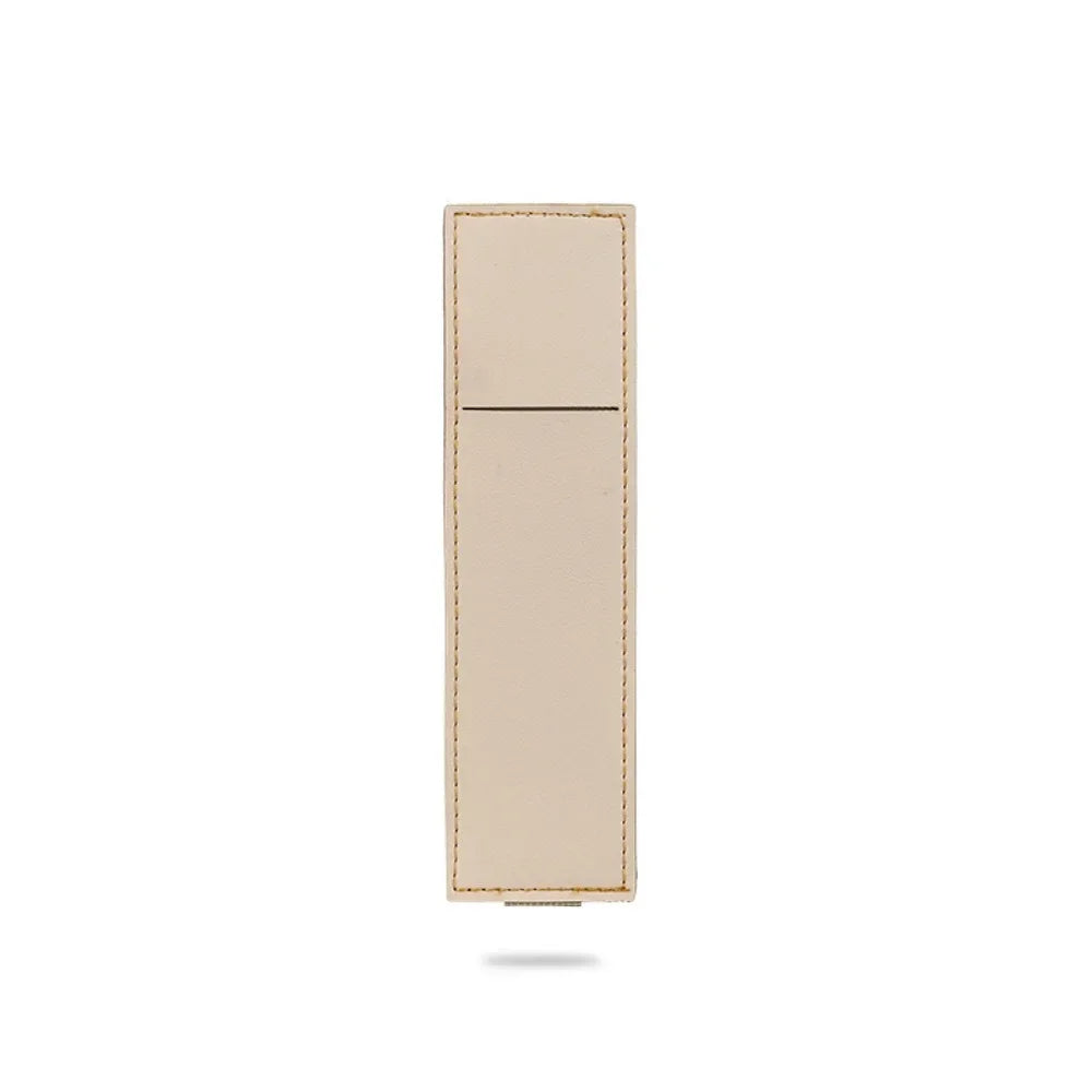 Slim PU Leather Pen Sleeve with Elastic Closure — Single & Wide