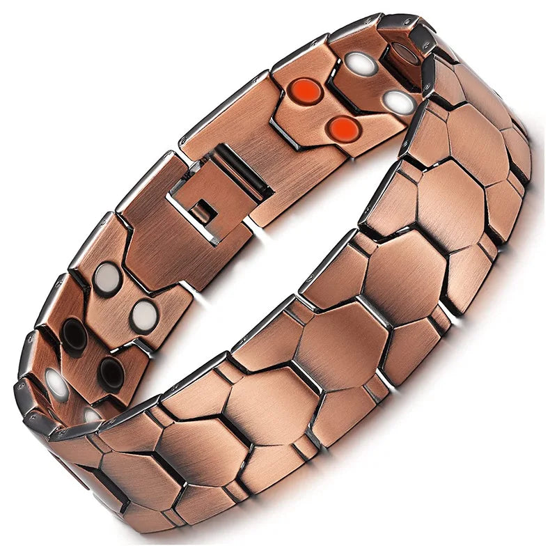 Copper Magnetic Therapy Bracelet | Bio-Energy Pain Relief & Wellness Bangle