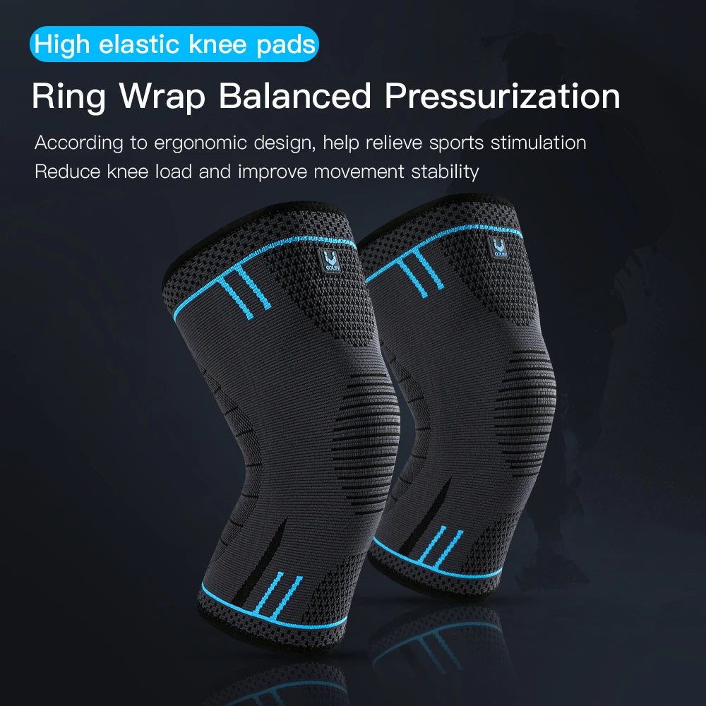 Compression Knee Sleeve -- Breathable Anti-Slip Support for Sports & Active Wear