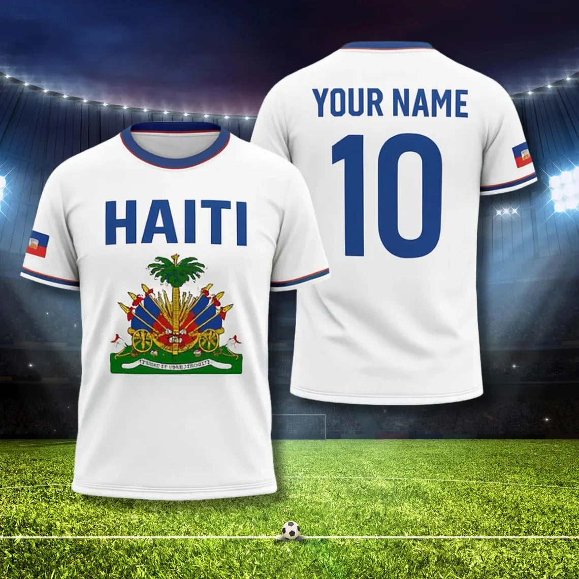 Haiti Football Fan Jersey -- Streetwear Edition | Unisex Tee