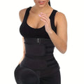 Adjustable Waist Trainer -- Double Belt Neoprene Corset & Workout Cincher for Women