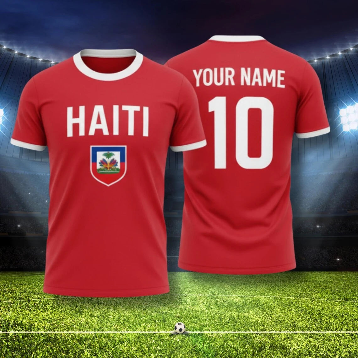 Haiti Football Fan Jersey -- Streetwear Edition | Unisex Tee
