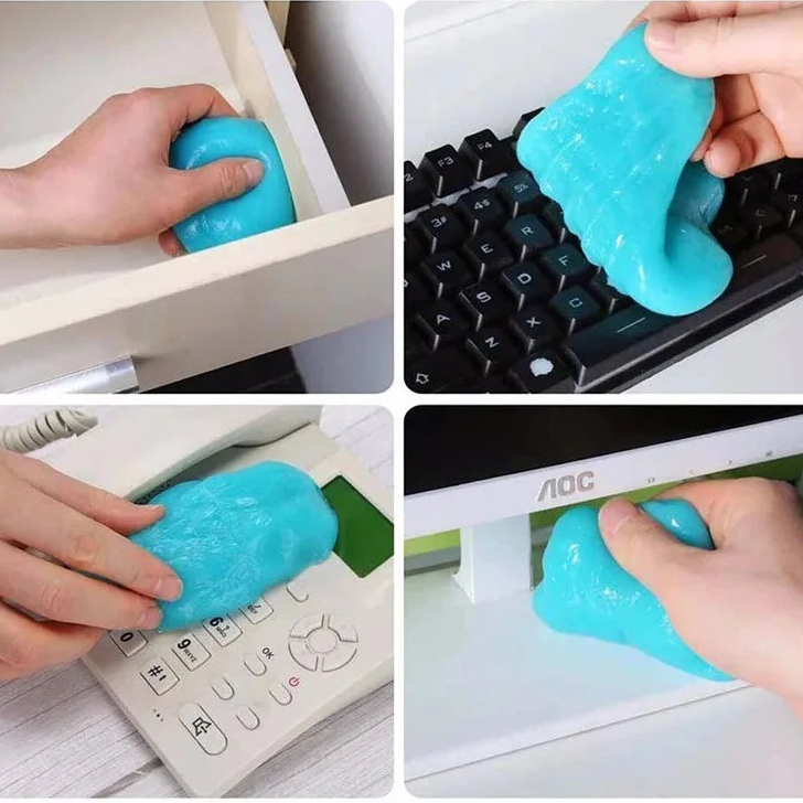 Magic Cleaning Gel Slime for Car Interior, Keyboard & Electronics (70g/2.5oz)