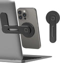 Magnetic Laptop & Monitor Phone Holder | Slim Foldable Side Mount for iPhone & All Phones