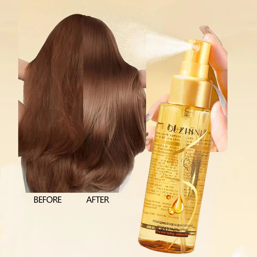 Hair Care Essential Oil Spray | Smoothing & Shine-Boosting Leave-In Treatment — 100ml (3.38 fl oz)