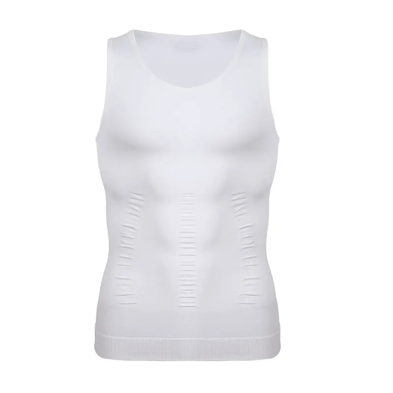 Men's Compression Vest -- Sleeveless Shapewear Tank Top for Gym & Daily Wear