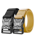 2-Pack Tactical Belt with Automatic Buckle | Unisex Outdoor Belt for Men & Women