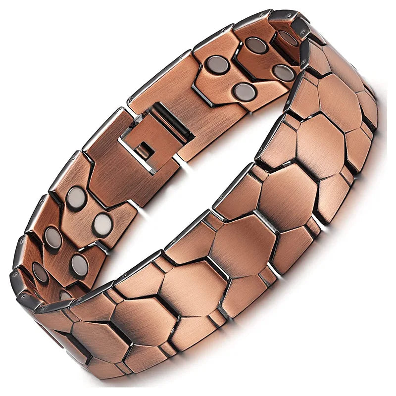 Copper Magnetic Therapy Bracelet | Bio-Energy Pain Relief & Wellness Bangle