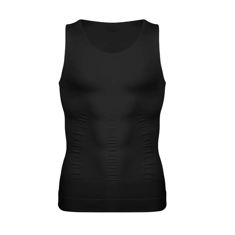 Men's Compression Vest -- Sleeveless Shapewear Tank Top for Gym & Daily Wear