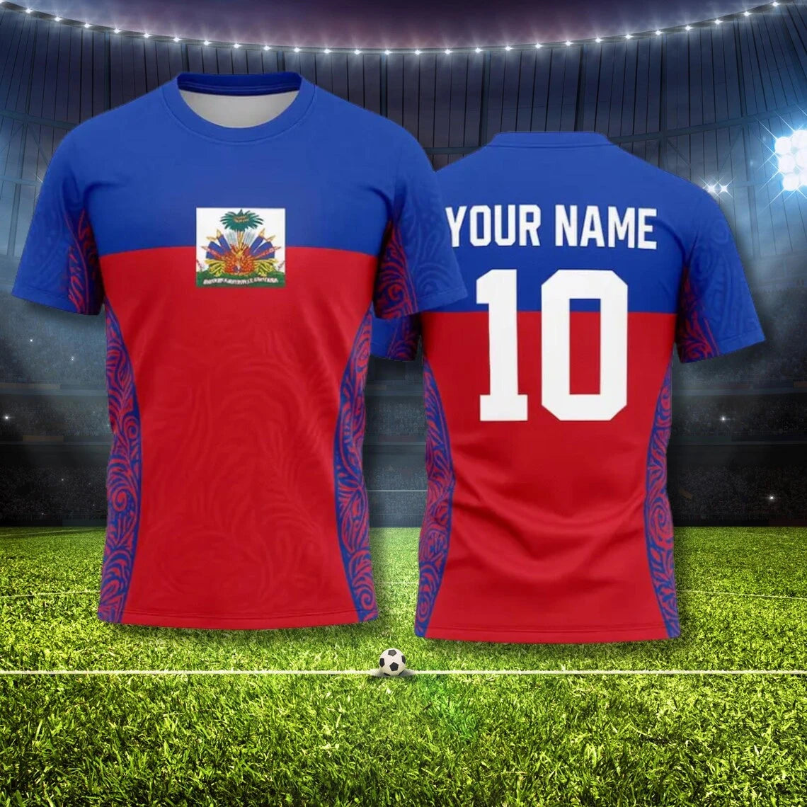 Haiti Football Fan Jersey -- Streetwear Edition | Unisex Tee