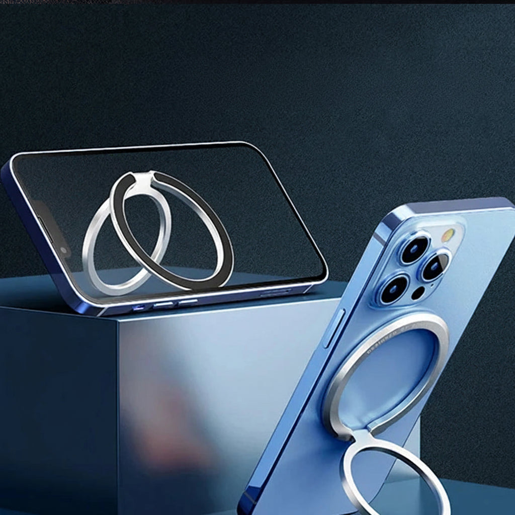 Magnetic Phone Ring Holder | MagSafe-Compatible Finger Grip & Stand