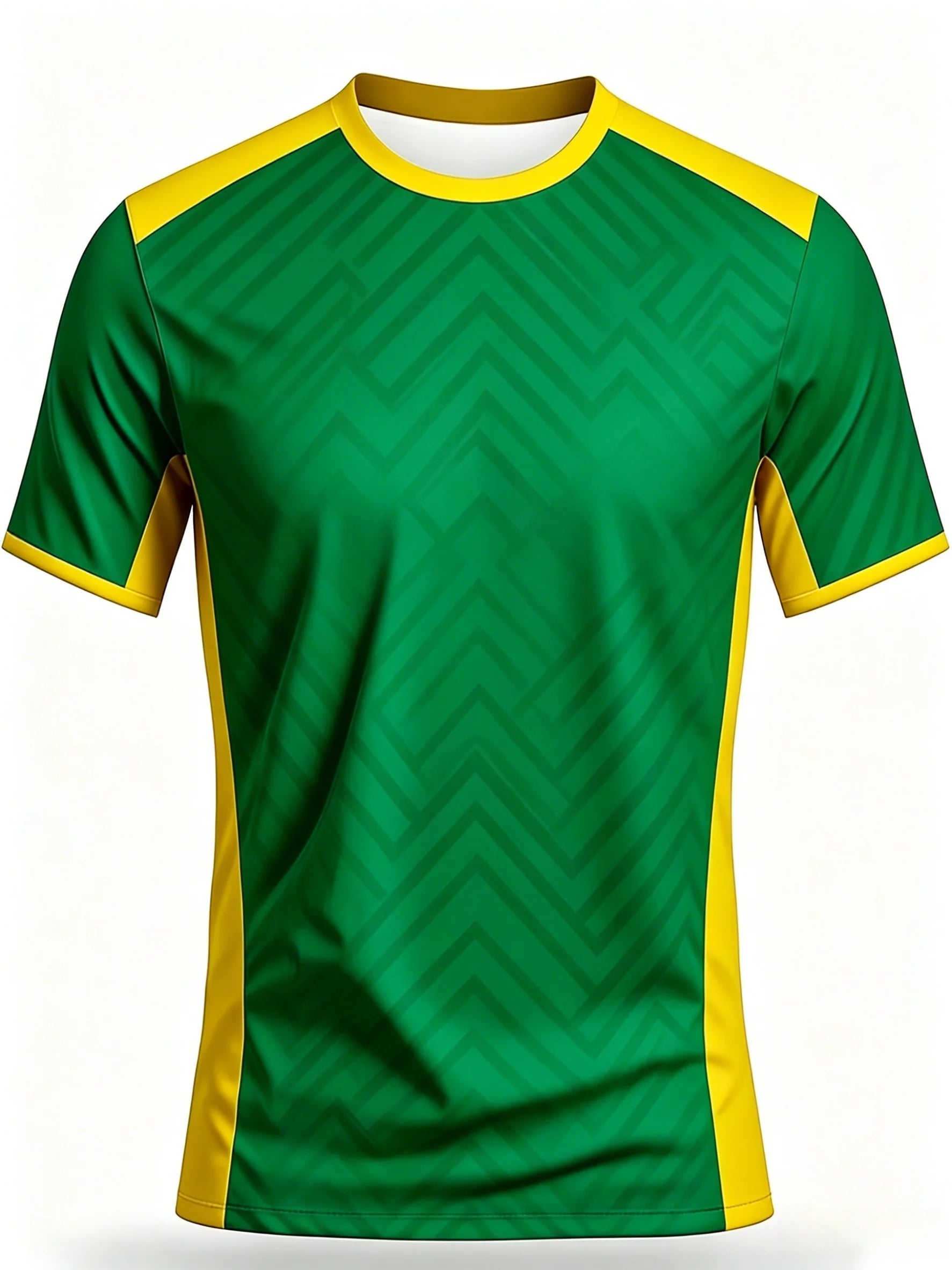 Brazil Football Fan Jersey -- Classic Stripe Tee | Men's Summer Sport
