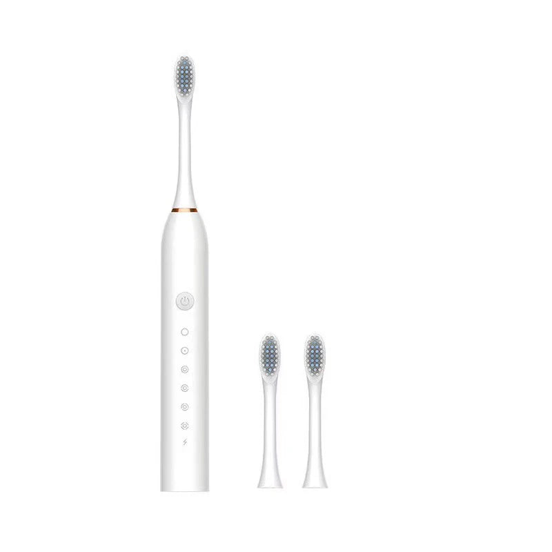 Sonic Electric Toothbrush with 6 Cleaning Modes, 3 Brush Heads & USB Charging (IPX7 Waterproof)