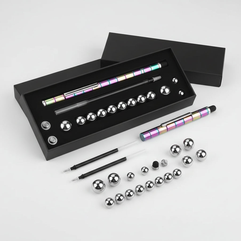 Decompression magnetic pen, fidgeting magnetic pen, multifunctional novel pen for relieving fidgety pressure, a gift for friends