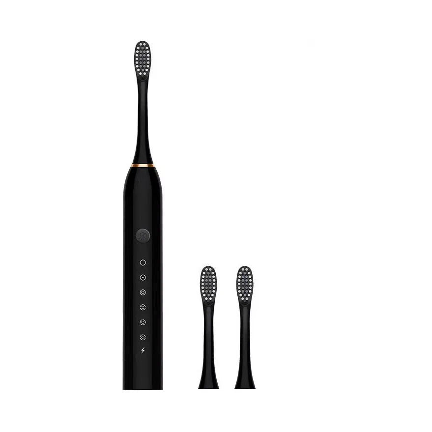 Sonic Electric Toothbrush with 6 Cleaning Modes, 3 Brush Heads & USB Charging (IPX7 Waterproof)