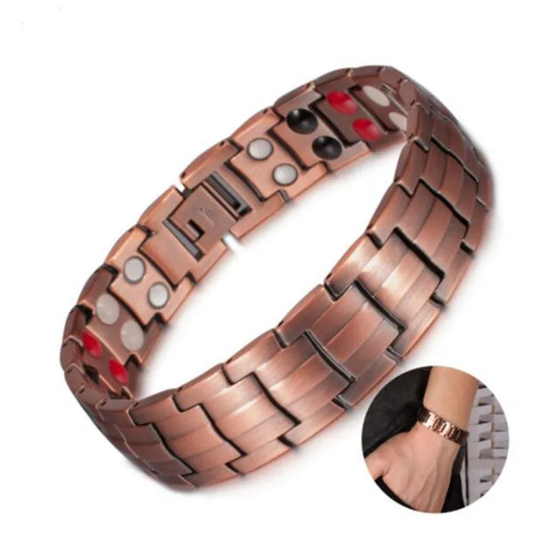 Copper Magnetic Therapy Bracelet | Bio-Energy Pain Relief & Wellness Bangle