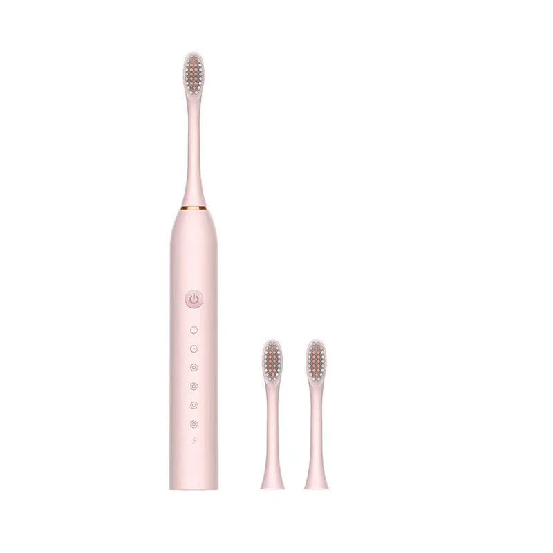 Sonic Electric Toothbrush with 6 Cleaning Modes, 3 Brush Heads & USB Charging (IPX7 Waterproof)