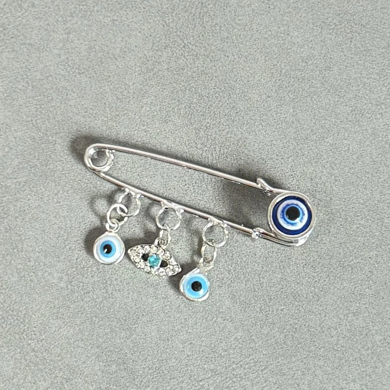 Evil Eye Lucky Palm Brooch -- Hollow Design Scarf Buckle | Women's Muslim Brooch Pin