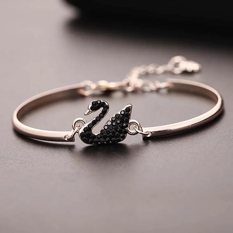 Zircon Charm Bracelet | Gold & Rose Gold