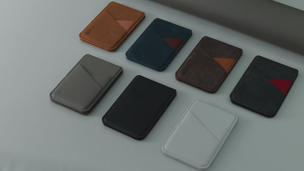 MagSafe Wallet for iPhone - RFID Blocking Card Holder with Kickstand - Compatible with iPhone 12 13 14 15 16 and 17 Series